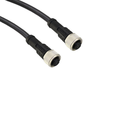 M12A10FL-12AFL-SD001 by Amphenol LTW - CABLE 10POS FMALE TO FMALE 3.28