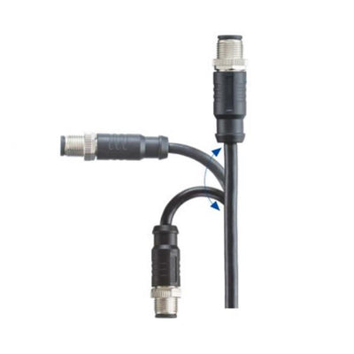 M12A-05BMMM-SL8N01 by Amphenol LTW - CABLE 5POS MALE TO WIRE 3.28