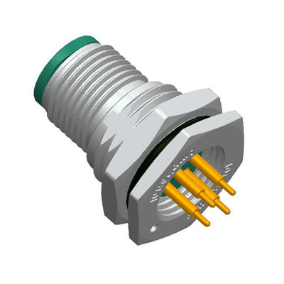 M12D-04PMMP-SF8001 by Amphenol LTW - CONNECTOR PLUG MALE 4POS GOLD SOLDER