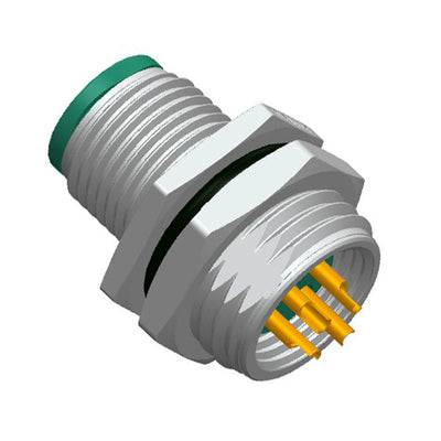 M12D-04PMMS-SH8001 by Amphenol LTW - CONNECTOR PLUG MALE 4P GOLD SLDR CUP