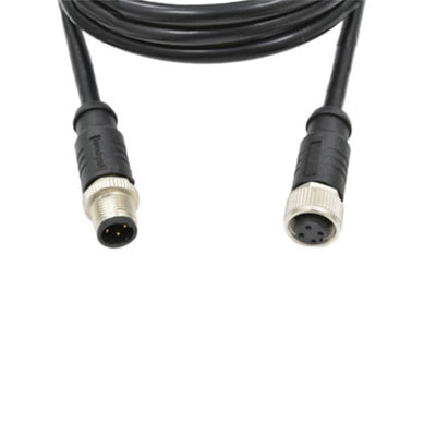 M12D04ML-12DFL-SB001 by Amphenol LTW - CABLE 4POS MALE TO FMALE 3.28