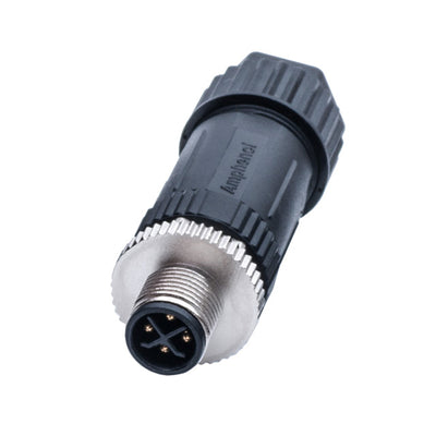 M12S-04BMMB-SL7002 by Amphenol LTW - CONNECTOR PLUG MALE 4POS GOLD SCREW