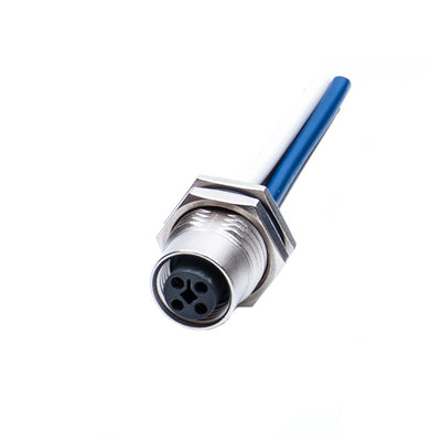 M12T-04PFFS-SF8B15 by Amphenol LTW - CONNECTOR RECPT FML 4P WIR LEAD 0.49