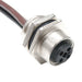 M12T-04PFFS-SH8B15 by Amphenol LTW - CONNECTOR RECPT FMAL 4P WIR LEAD 0.49