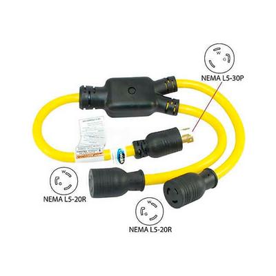 YL530520 by Conntek - CORD 10AWG NEMAL5-30P- L5-20R 3