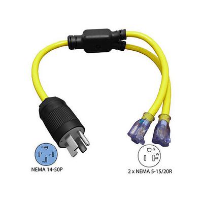 Y1450520S by Conntek - CORD 10AWG NEMA14-50-5-15/20R 3