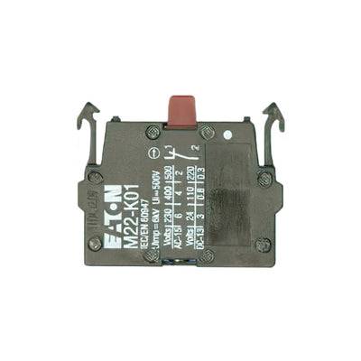 M22-K01 by Cutler Hammer, Div of Eaton Corp - CONTACT BLOCK, 1-N/C.