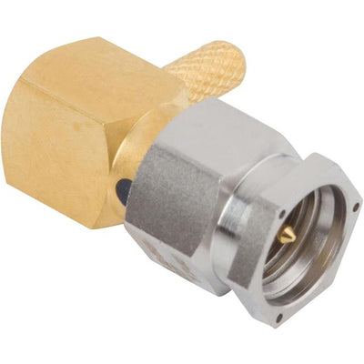 M39012/56-3007 by Amphenol SV Microwave - CONNECTOR SMA PLUG R/A 50OHM CRIMP