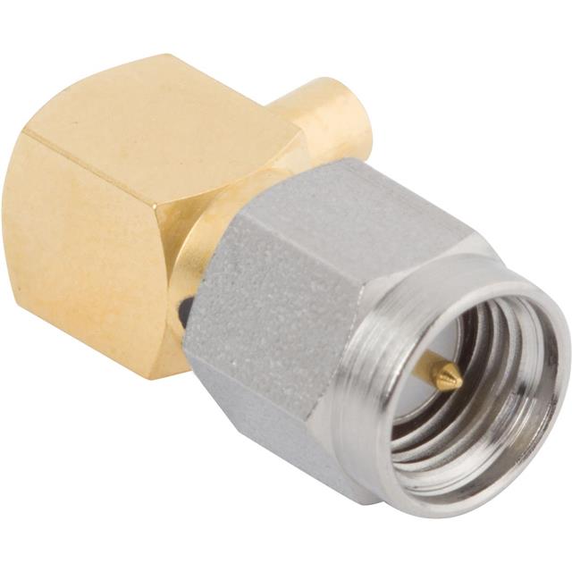 M39012/56-3109 by Amphenol SV Microwave - CONNECTOR SMA PLUG R/A 50OHM CRIMP