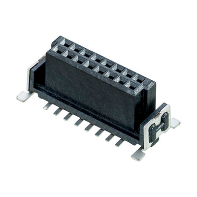M55-6001642R by Harwin Inc. - CONNECTOR RECPT 16POS 0.05 GOLD SMD
