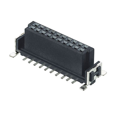 M55-6002042R by Harwin Inc. - CONNECTOR RECPT 20POS 0.05 GOLD SMD