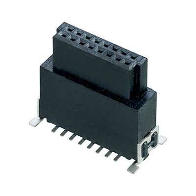 M55-6021642R by Harwin Inc. - CONNECTOR RECPT 16POS 0.05 GOLD SMD