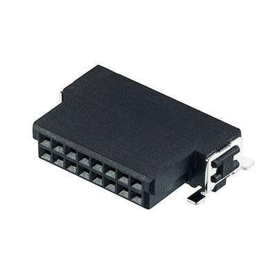 M55-6101642R by Harwin Inc. - CONNECTOR RECPT 16P 0.05 GOLD SMD R/A