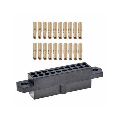 M80-4714205 by Harwin Inc. - CONNECTOR RECPT 42POS CRIMP 24-28AWG