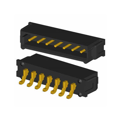 M80-8370442 by Harwin Inc. - CONNECTOR HEADER SMD R/A 4POS 2MM