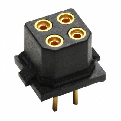 M80-8870405 by Harwin Inc. - CONNECTOR RECPT 4POS 0.079 GOLD PCB