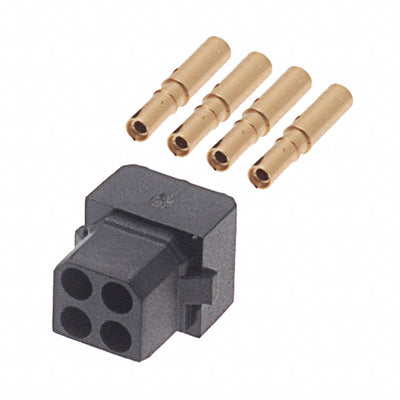 M80-8880405 by Harwin Inc. - CONNECTOR RECPT 4P CRIMP 24-28AWG GOLD