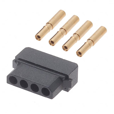 M80-8980405 by Harwin Inc. - CONNECTOR RECPT 4P CRIMP 24-28AWG GOLD