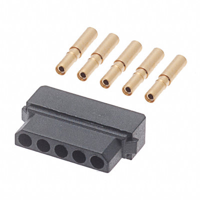 M80-8980505 by Harwin Inc. - CONNECTOR RECPT 5P CRIMP 24-28AWG GOLD