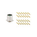 MA2LAE1200S-KIT by Amphenol Sine Systems Corp - CONNECTOR RECPT FMALE 12POS GOLD CRIMP
