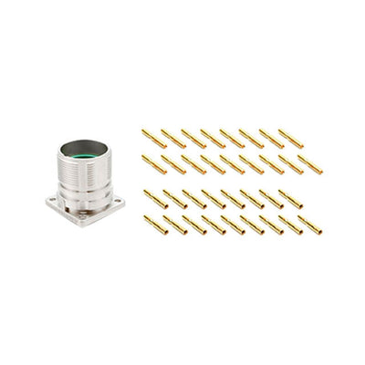 MA2LAE1700S-KIT by Amphenol Sine Systems Corp - CONNECTOR RECPT FMALE 17POS GOLD CRIMP