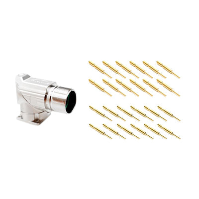 MA5RAP1601-KIT by Amphenol Sine Systems Corp - CONNECTOR RECPT MALE 16POS GOLD CRIMP