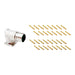 MA5RAP1602S-KIT by Amphenol Sine Systems Corp - CONNECTOR RECPT FMALE 16POS GOLD CRIMP