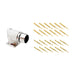 MA7RAP1202-KIT by Amphenol Sine Systems Corp - CONNECTOR RECPT MALE 12POS GOLD CRIMP