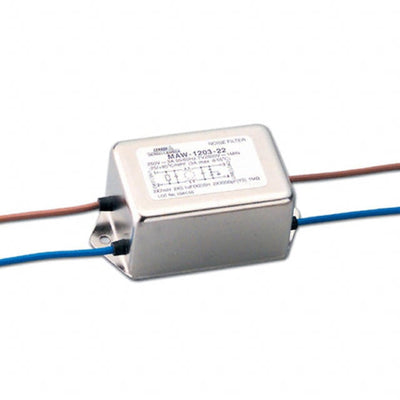 MAW-1203-22 by TDK-Lambda Americas Inc - LINE FILTER 250VDC/VAC 3A CHASS