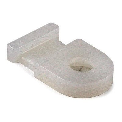MB19C2 by HellermannTyton - CABLE TIE HLDR SGL SCREW #2 NAT