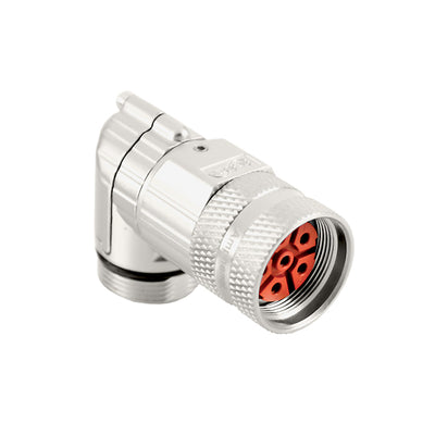 MB1EJN0600 by Amphenol Sine Systems Corp - CONNECTOR PLG HSG FMALE 6PS INLINE RA