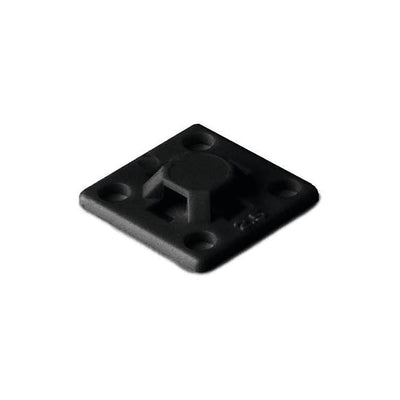 MB2.5A0C2 by HellermannTyton - CABLE TIE HLDR QUAD ADH BLACK
