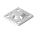 MB2.5A10C2 by HellermannTyton - CABLE TIE HLDR QUAD ADH WHITE
