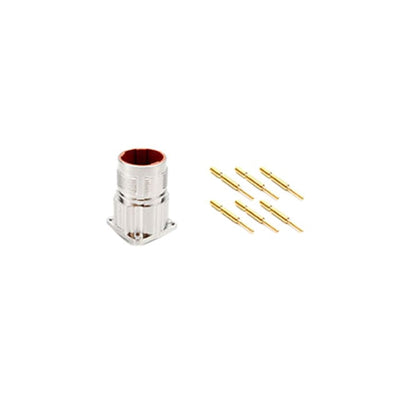 MB2LLN0600-KIT by Amphenol Sine Systems Corp - CONNECTOR RECPT MALE 6POS GOLD CRIMP