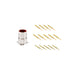 MB2LLN0900-KIT by Amphenol Sine Systems Corp - CONNECTOR RECPT MALE 9POS GOLD CRIMP