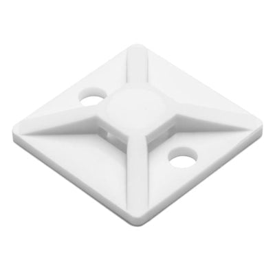 MB310C2 by HellermannTyton - CABLE TIE HLDR QUAD SCREW #4 WHT