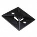 MB50C2 by HellermannTyton - CABLE TIE HLDR QUAD SCREW #8 BLK
