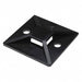 MB50F4 by HellermannTyton - CABLE TIE HLDR QUAD SCREW #8 BLK