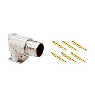 MB5RJN0601-KIT by Amphenol Sine Systems Corp - CONNECTOR RECPT MALE 6POS GOLD CRIMP