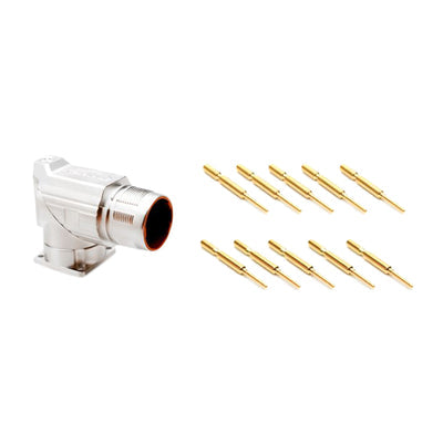 MB5RJN0901-KIT by Amphenol Sine Systems Corp - CONNECTOR RECPT MALE 9POS GOLD CRIMP