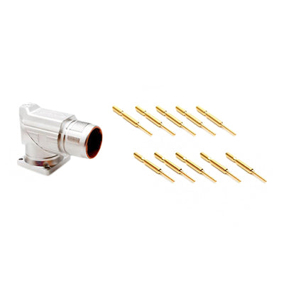 MB5RJN0902-KIT by Amphenol Sine Systems Corp - CONNECTOR RECPT MALE 9POS GOLD CRIMP