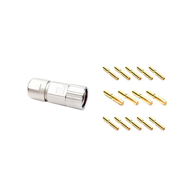 MB7CKN0900-S1-KIT by Amphenol Sine Systems Corp - CONNECTOR PLUG FMALE 9POS GOLD CRIMP