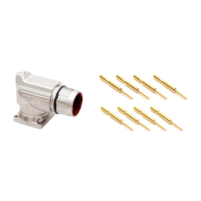 MB7RJN0802-KIT by Amphenol Sine Systems Corp - CONNECTOR RECPT MALE 8POS GOLD CRIMP