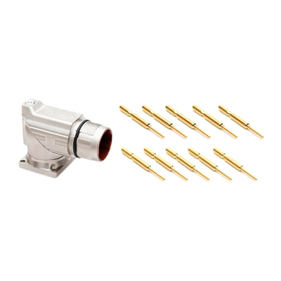 MB7RJN0901-KIT by Amphenol Sine Systems Corp - CONNECTOR RECPT MALE 9POS GOLD CRIMP