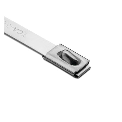MBT14H-S by HellermannTyton - CABLE TIE LOCKING SIL 450LB 1.188