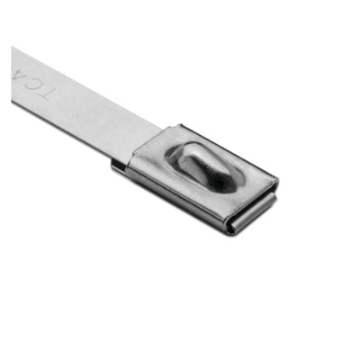 MBT14H by HellermannTyton - CABLE TIE LOCKING SIL 450LB 1.188