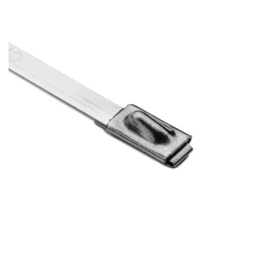 MBT14S-S by HellermannTyton - CABLE TIE LOCKING SIL 200LB 1.188