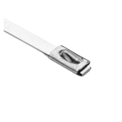 MBT33S-S by HellermannTyton - CABLE TIE LOCKING SIL 200LBS 2.75