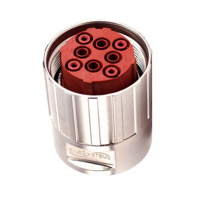 MC1CJN0800 by Amphenol Sine Systems Corp - CONNECTOR PLG HSG FMALE 8POS INLINE