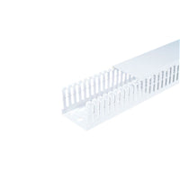 MC25X75WH2 by Panduit Corp - WIRE DUCT SLOTTED 2PC SCRW 6.56